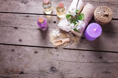 Spa ve sağlıklı yaşam ayarı kavramı. 