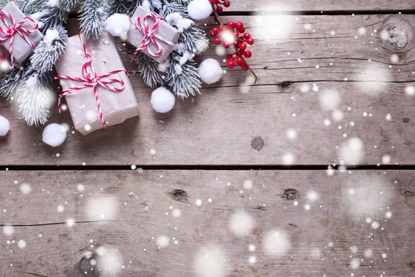 Wrapped christmas presents — Stock Photo, Image