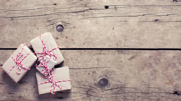 Wrapped christmas presents — Stock Photo, Image