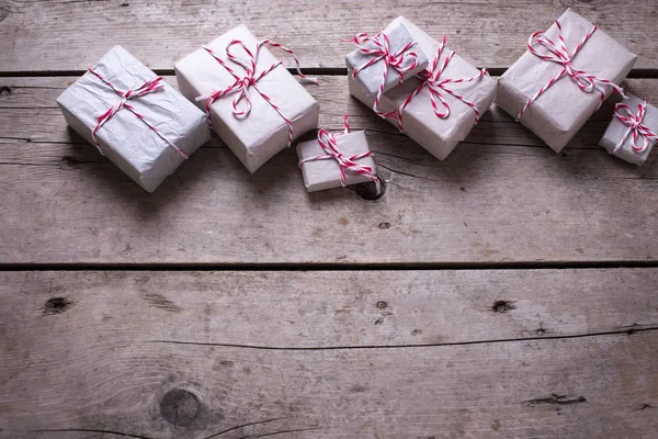 Wrapped christmas presents — Stock Photo, Image