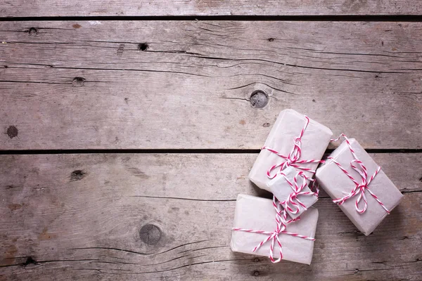 Wrapped christmas presents — Stock Photo, Image