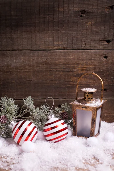 Decoratieve Kerstmis samenstelling — Stockfoto