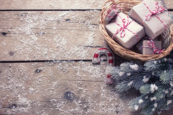 Festliga julklappar — Stockfoto