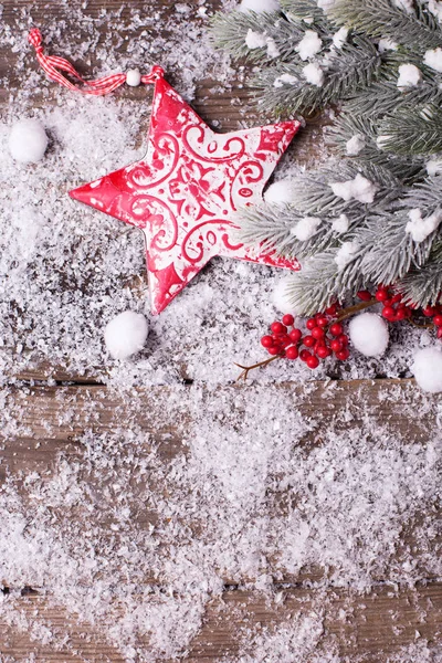 Decoratieve Kerstmis samenstelling — Stockfoto