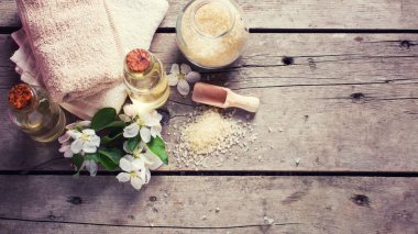  Spa ve sağlıklı yaşam ürünleri kompozisyon