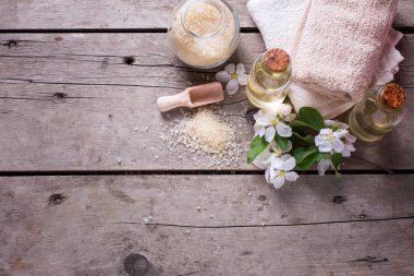  Spa ve sağlıklı yaşam ürünleri kompozisyon