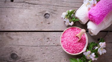  Spa ve sağlıklı yaşam ürünleri kompozisyon