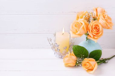 Taze Şeftali güller 