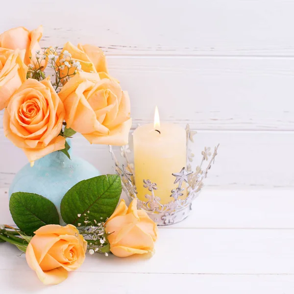 Taze Şeftali güller 