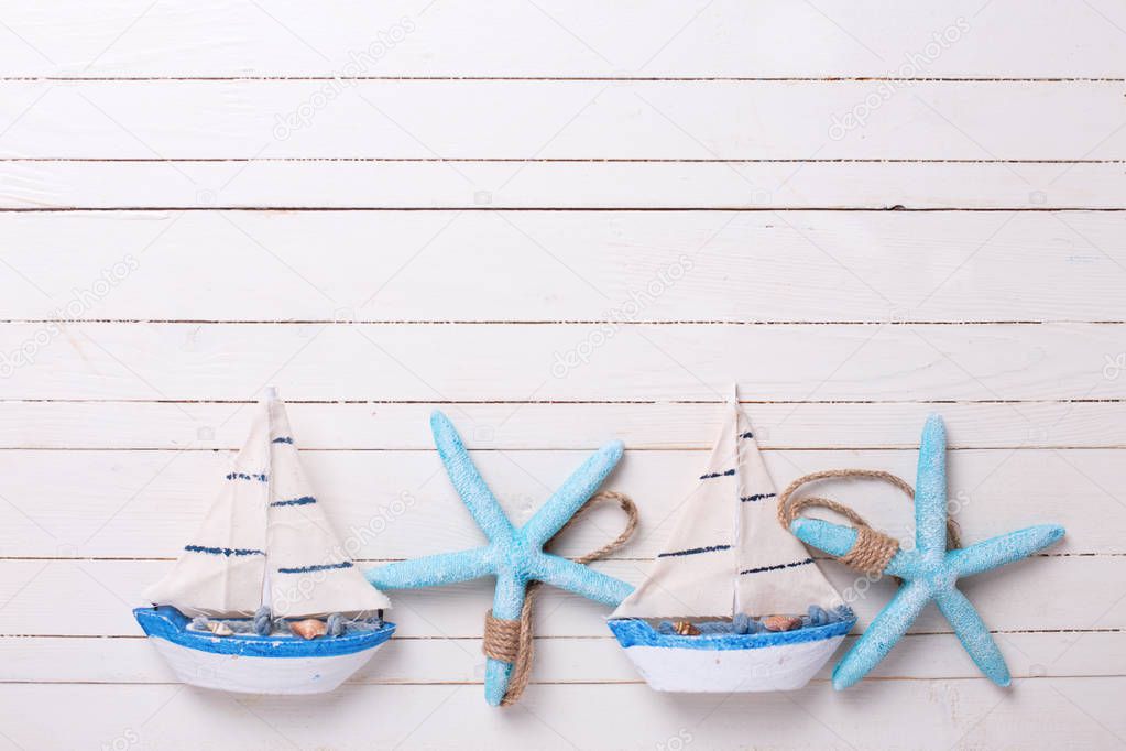 decorative sailing boats and marine items