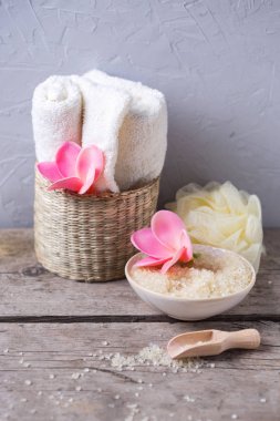 Spa ya da sağlık ayarı.