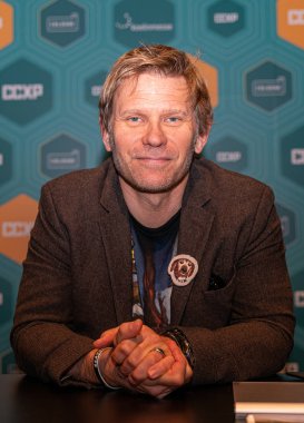 Köln, Almanya - 28 Haziran 2019: Mark Pellegrino (* 1965, American actor - Lost, Supernatural), Ccxp Köln 'de dört günlük hayran toplantısı