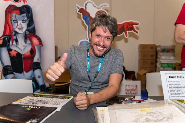 Cologne Alemania Jun 2019 Ivan Reis 1976 Artista Del Cómic — Foto de Stock