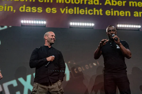 Cologne Alemania Jun 2019 Idris Elba Jason Statham Estreno Mundial — Foto de Stock