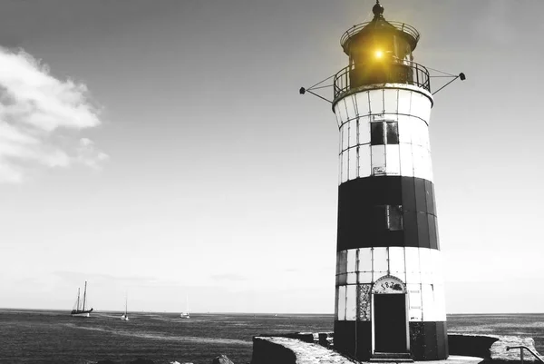 Deniz Feneri Schleimnde Schleswig Holstein Almanya — Stok fotoğraf