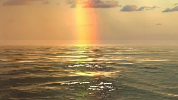 Rainbow Sea Denmark — Stock Photo, Image