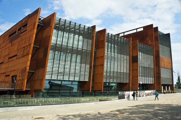 12 agosto, 2019 GDANSK, POLONIA - Centro europeo di solidarietà. Polonia . — Foto Stock