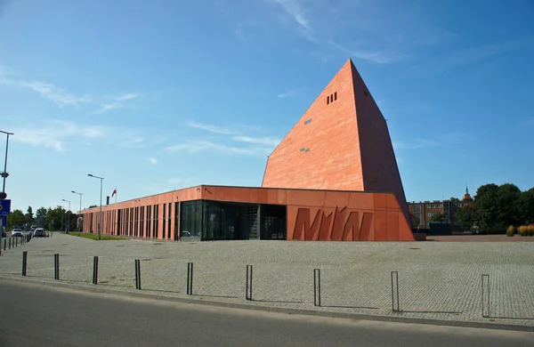 10 augustus, 2019, Gdansk, Polen-Museum van de Tweede Wereldoorlog in Gdansk, Polen. — Stockfoto