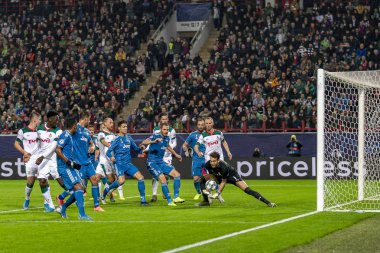 Moskova, Rusya -, 06.11.2019: Uefa Şampiyonlar Ligi maçı Rzd Arena, Lokomotiv (Moskova) Juventus (Torino))