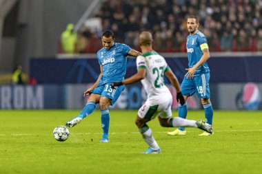 Moskova, Rusya -, 06.11.2019: Uefa Şampiyonlar Ligi maçı Rzd Arena, Lokomotiv (Moskova) Juventus (Torino))