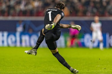 Moskova, Rusya -, 06.11.2019: Uefa Şampiyonlar Ligi maçı Rzd Arena, Lokomotiv (Moskova) Juventus (Torino))