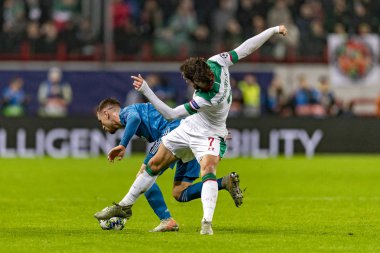 Moskova, Rusya -, 06.11.2019: Uefa Şampiyonlar Ligi maçı Rzd Arena, Lokomotiv (Moskova) Juventus (Torino))