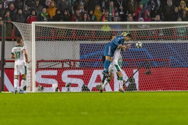 Moskova, Rusya -, 06.11.2019: Uefa Şampiyonlar Ligi maçı Rzd Arena, Lokomotiv (Moskova) Juventus (Torino))