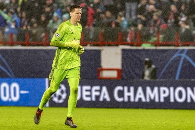 Moskova, Rusya -, 06.11.2019: Uefa Şampiyonlar Ligi maçı Rzd Arena, Lokomotiv (Moskova) Juventus (Torino))