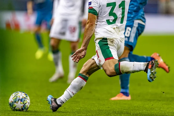 Moskva Ryssland 2019 Uefa Champions League Matchen Rzd Arena Lokomotiv — Stockfoto