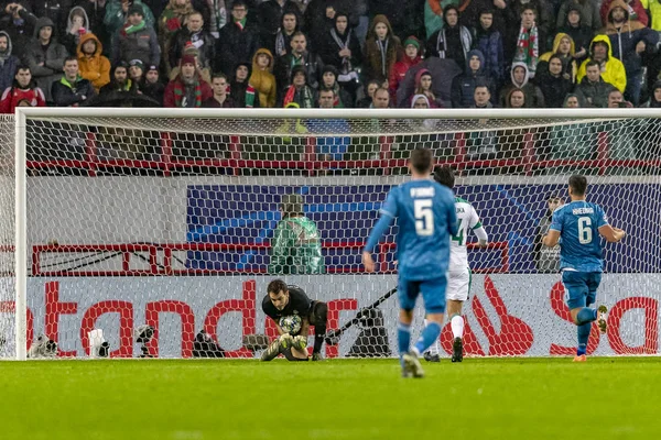 Moskova, Rusya -, 06.11.2019: Uefa Şampiyonlar Ligi maçı Rzd Arena, Lokomotiv (Moskova) Juventus (Torino))