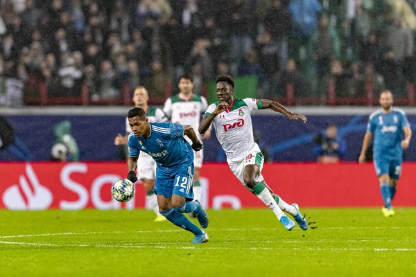 Moskova, Rusya -, 06.11.2019: Uefa Şampiyonlar Ligi maçı Rzd Arena, Lokomotiv (Moskova) Juventus (Torino))