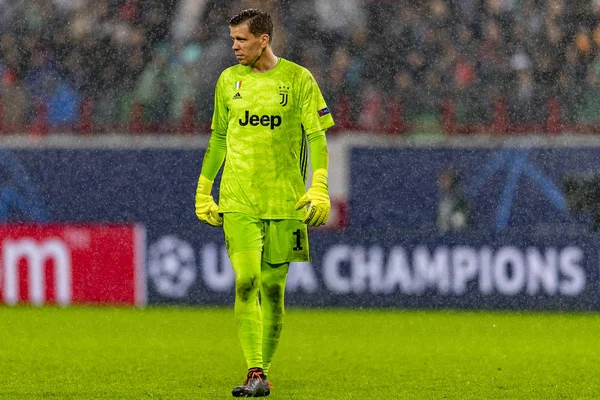 Moskova, Rusya -, 06.11.2019: Uefa Şampiyonlar Ligi maçı Rzd Arena, Lokomotiv (Moskova) Juventus (Torino))