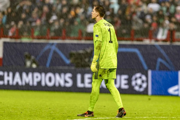 Moscow Rússia 2019 Jogo Liga Dos Campeões Uefa Rzd Arena — Fotografia de Stock