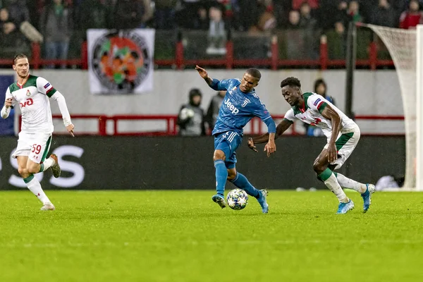 Moskova, Rusya -, 06.11.2019: Uefa Şampiyonlar Ligi maçı Rzd Arena, Lokomotiv (Moskova) Juventus (Torino))