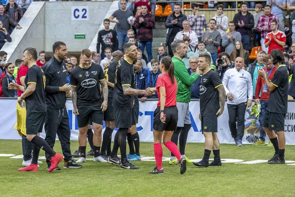 Luzhniki Small Sports Arena Moscú Rusia 2020 Torneo Internacional Fútbol — Foto de Stock