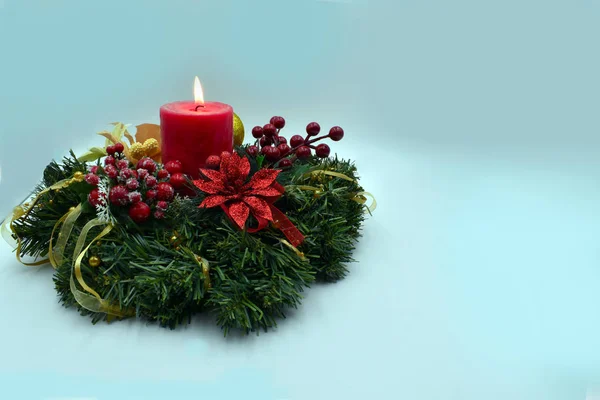 Traditional Decoration Christmas Board Write — Stock Photo, Image