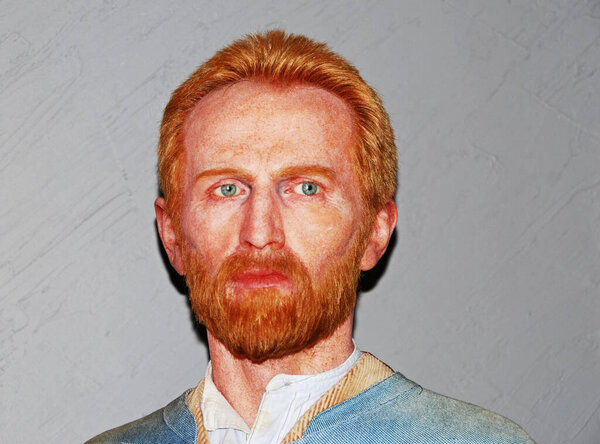 Amsterdam / Netherlands - August 15, 2010: Madame Tussauds wax museum: Vincent Van Gogh