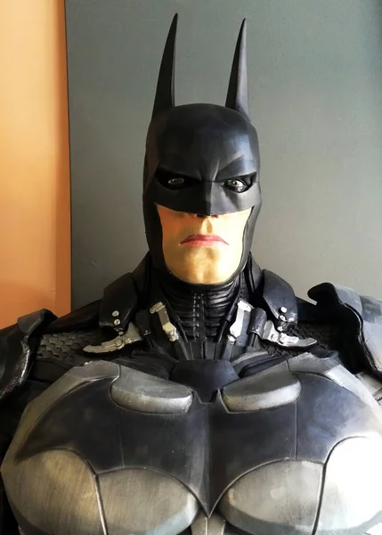 2016 Bologna Italy July Details Life Size Batman Statue — 스톡 사진