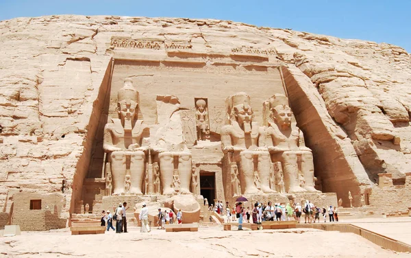 Famoso Templo Abu Simbel Egipto — Foto de Stock