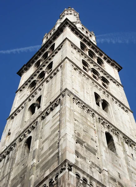 Ghirlandina Çan Kulesi Torre Ghirlandina Unesco Mirası Modena Talya — Stok fotoğraf