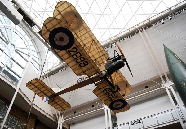 Imperial War Museum Londynie Fabryka Samolotów Królewskich Be2 — Zdjęcie stockowe