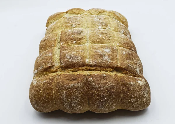 Traditionellt Italiensk Sköldpadda Bröd Vit Bakgrund — Stockfoto