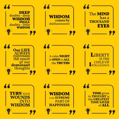 Dizi hakkında bilgelik, istihbarat, pozitif Motivasyona quotes 
