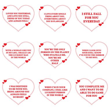 Aşk dizi beyaz arka plan üzerinde tırnak dilek. Basit kalp sh