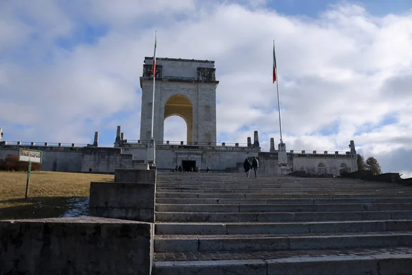 Santuario Militar Asiago Santuario Leiten Gran Monumento Histórico Uno Los — Foto de Stock