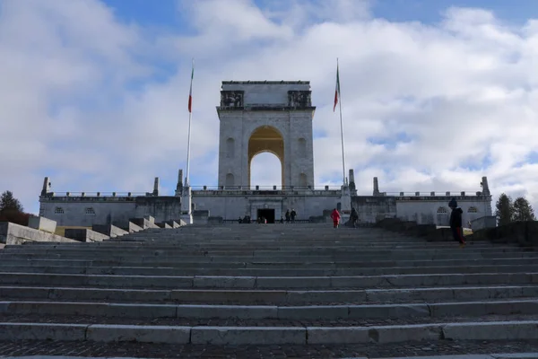 Santuario Militar Asiago Santuario Leiten Gran Monumento Histórico Uno Los — Foto de Stock