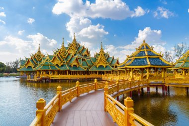 Aydınlanmış Pavyonu antik Siam Bangkok, Tayland