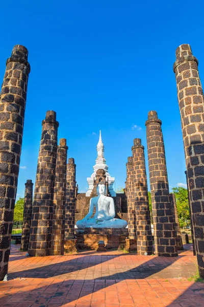 Wat Maha Grand Hall bu tapınağın Sukhothai Eyaleti, Tayland - UNESCO Dünya Miras Listesi — Stok fotoğraf