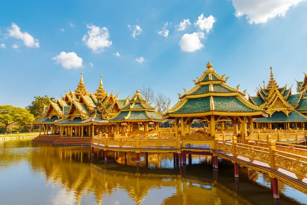 Pavilhão dos Iluminados no Sião Antigo em Bangkok, Tailândia — Fotografia de Stock