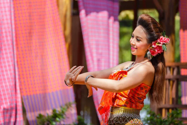 Participants at Thai Traditional Culture Festival — Stock Photo, Image